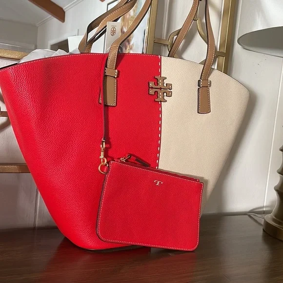 Brand new Tory Burch SHOPPER TOTE - Picture 5 of 11